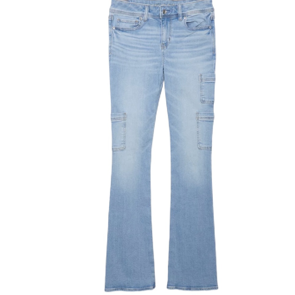 America Eagle AE Stretch Low-Rise Kick Bootcut Jean NWT